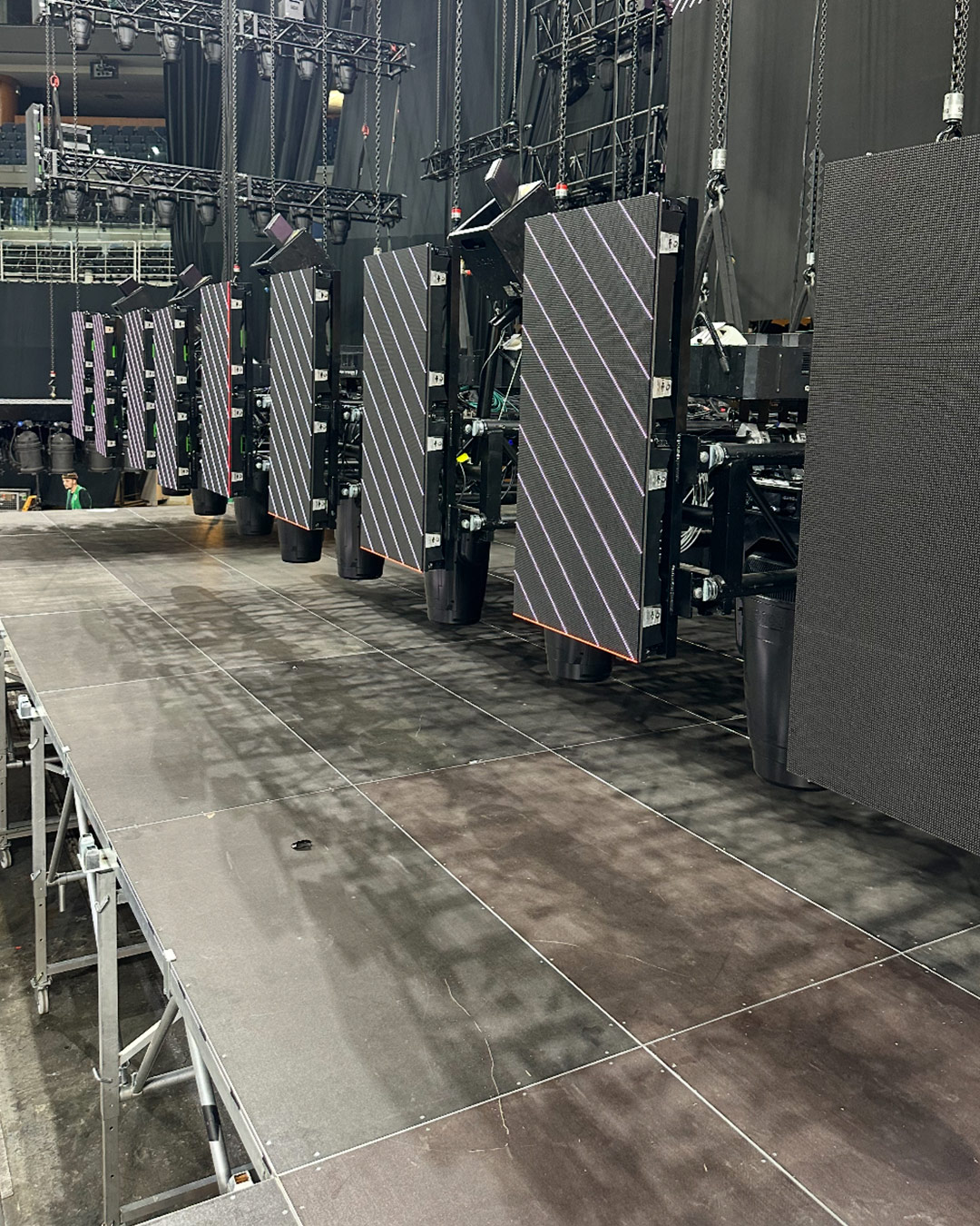 Detail na LED stenu (2023)